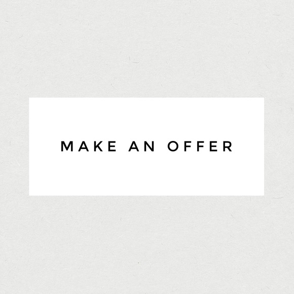 MAKE AN OFFER! Donating to charity @ end of week!