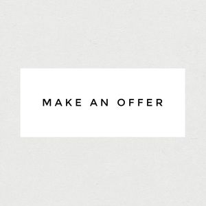 MAKE AN OFFER! Donating to charity @ end of week!