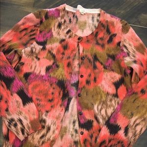 J. Crew Multi Colored Cardigan