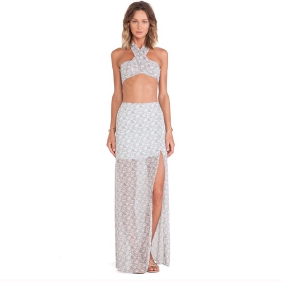 For love & lemons midnight cowgirl maxi set XS