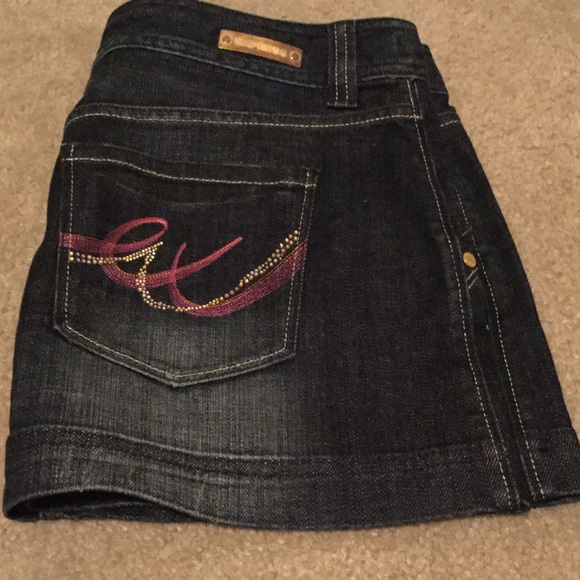 Express Denim Skirt - Picture 3 of 4