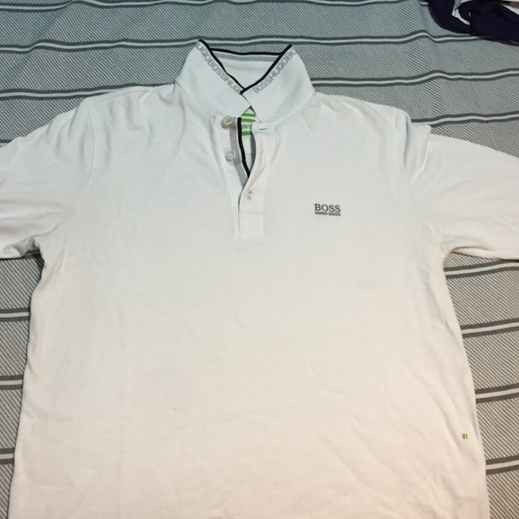 Hugo Boss green polo