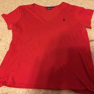 Red Ralph Lauren Polo