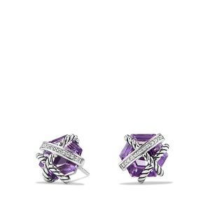 Authentic David Yurman Amethyst Earrings