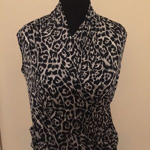 Cross over blouse
