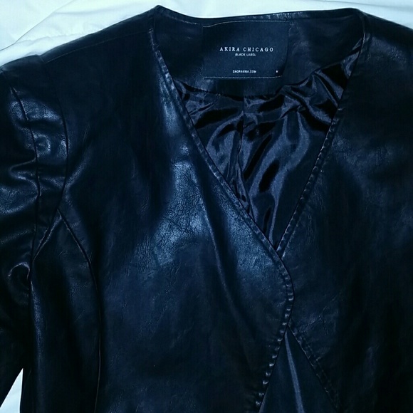 Cropped Leather Jacket