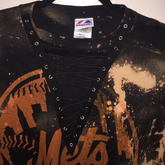 Mets Lace Up Tee - Game Day Tee - Picture 2 of 3