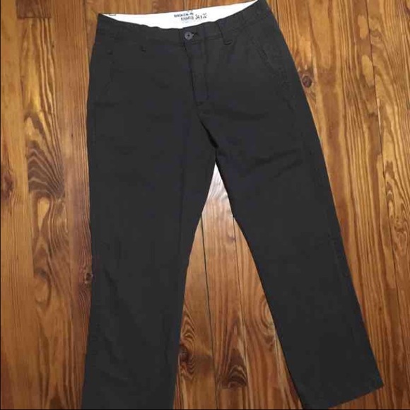 34x32 • Men's Old Navy Khakis • Charcoal