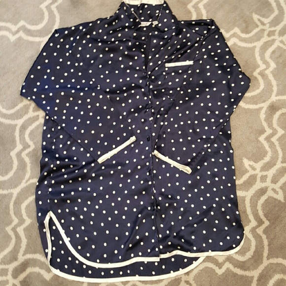 Victoria's Secret Navy & White Nightgown, Large