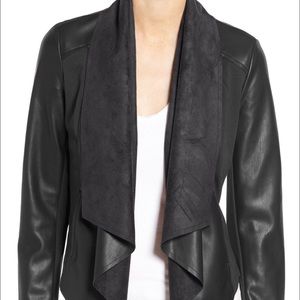 Kut from the kloth navy drape front jacket