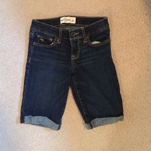 Abercrombie kids jean shorts