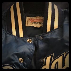 vintage jacket starter LA Dodgers coat blue rare