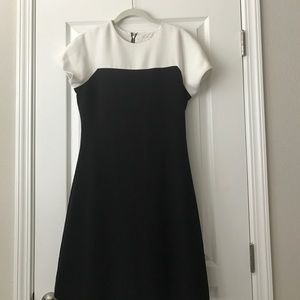 kate spade black and white dress