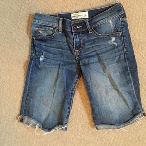 Abercrombie kids denim shorts