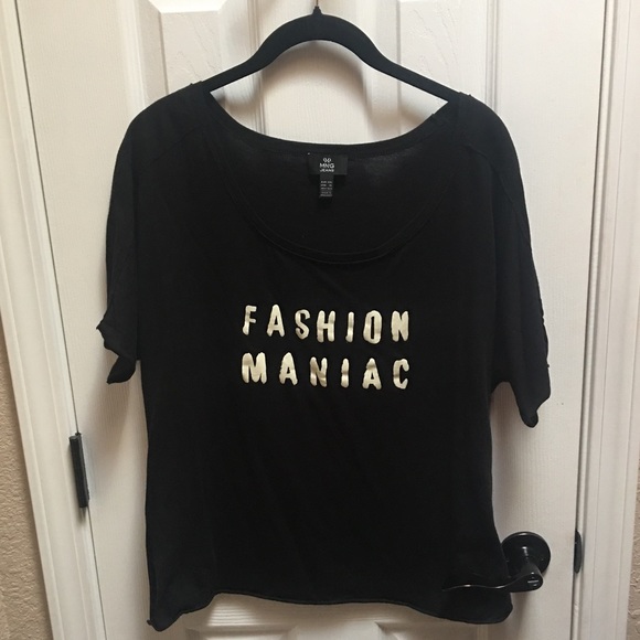 Mango Tops - MNG by Mango Fashion Maniac cropped tee