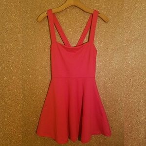 💛FINAL MARKDOWN💛 Red Crossback Skater Dress