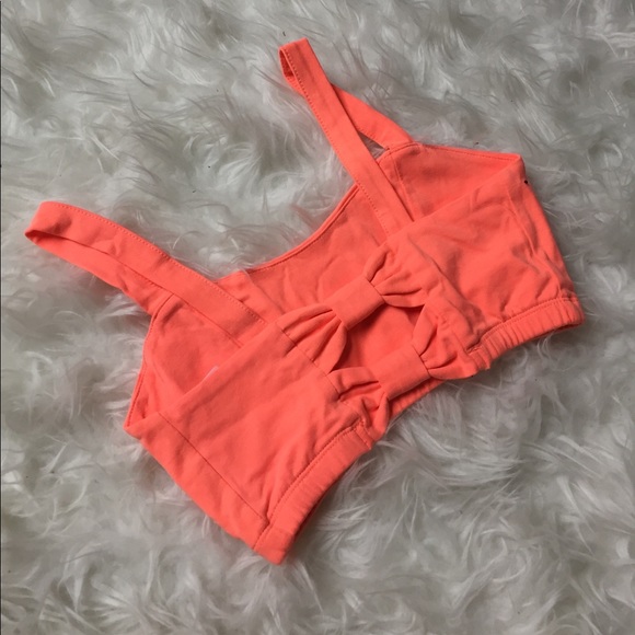 [SOLD] Neon Orange Bralette (FREE WITH PURCHASE) - Picture 2 of 2