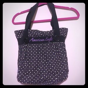 💜❄️Polkadot canvass bag❄️💜