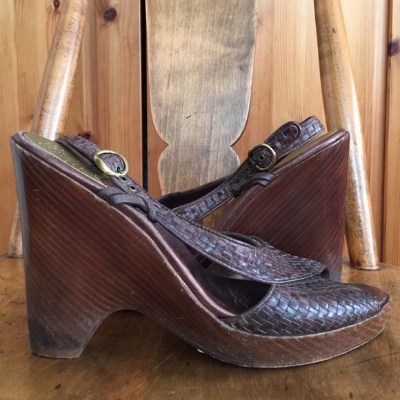 Cole Haan Shoes - Cole Haan Boho Wood Heels