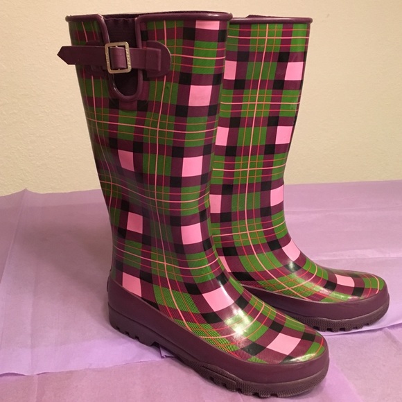 Speedy Women's Mid Calf Rain Boots - Picture 2 of 3