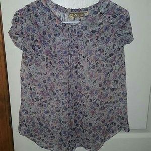 Candies Floral Dress Shirt XL