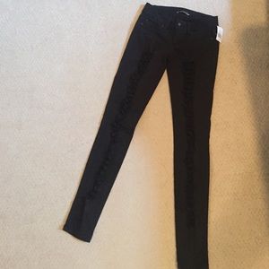 Hot topic ripped black jeans