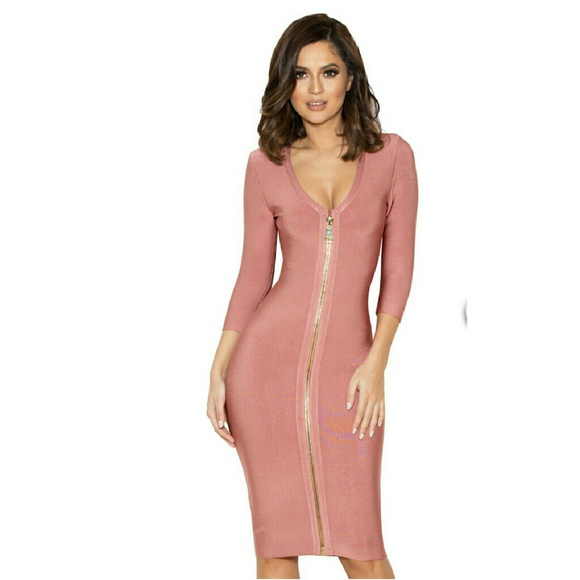 Dress Bodycon ( Rose Pink Bandage ) size: Large
