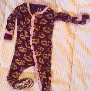 Kickee pants and matching headband