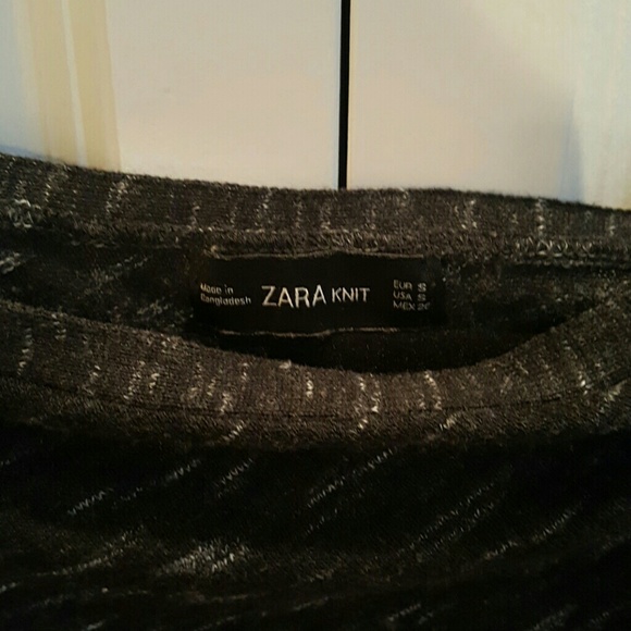 Zara knit A-symmetrical sweater - Picture 2 of 3