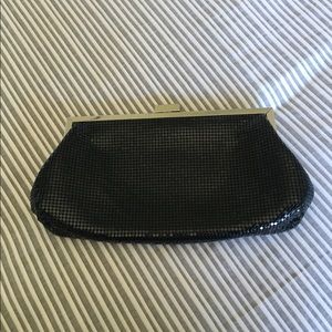 Black sequin clutch, Kate Landry.
