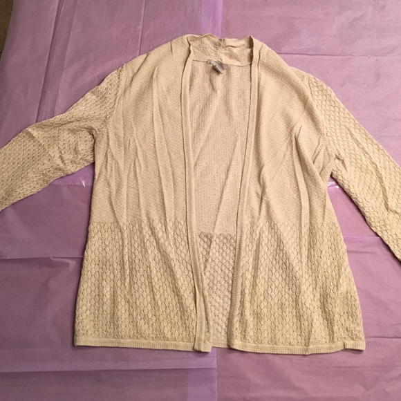 H&M Gold / Cream Cardigan