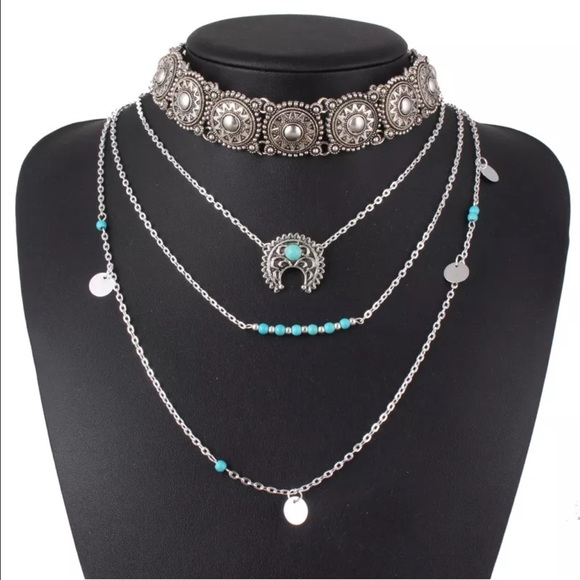 SALE❣️ New✨ Boho Three Layer Necklace ✨😍 - Picture 2 of 4