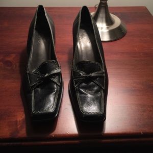 Black Franco sarto heels