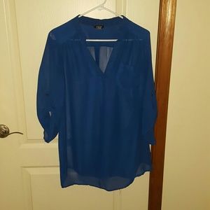 Rue 21 Royal Blue Blouse L