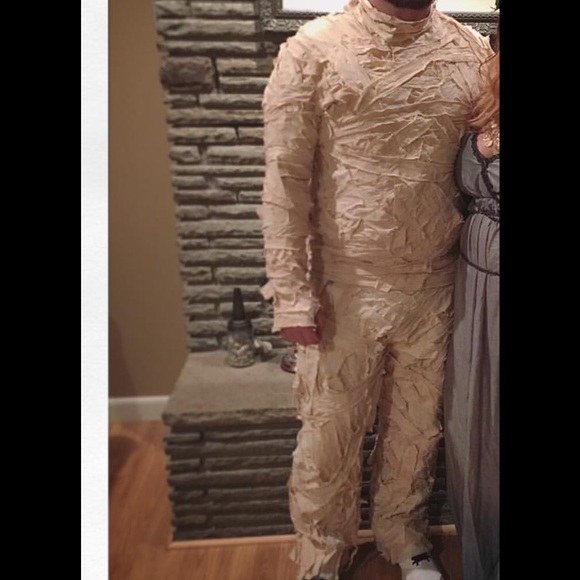 Handmade mummy Halloween costume