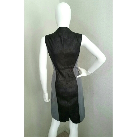 Grey and Black Shimmer Dress - Picture 2 of 2