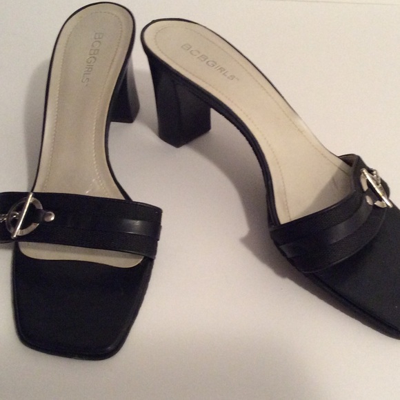 BCBGirls black sling backs