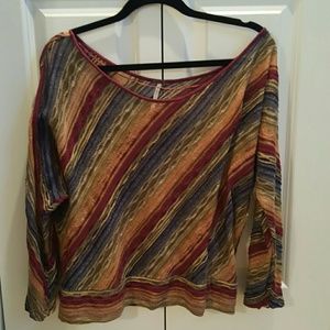 Free People Knit striped sweater, gently worn