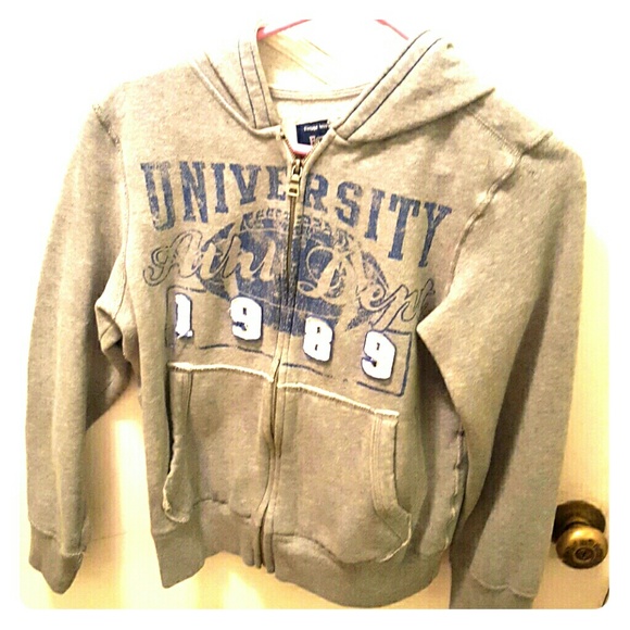 Boys zip front hoodie