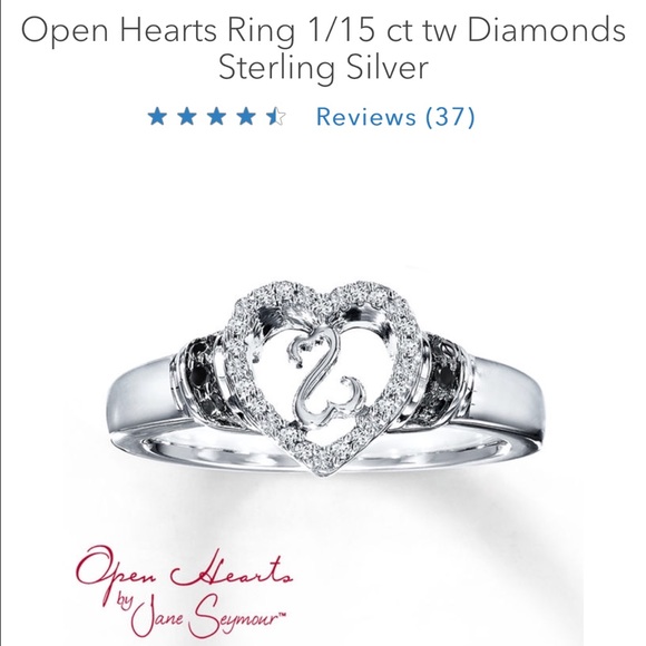 Kay Jewelers Diamond Sterling Silver ring Size 7
