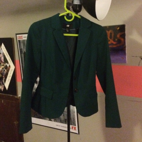 Green dress blazer. Runs a little small.