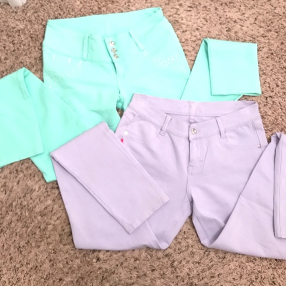 NWOT bundle - bright color jeggings