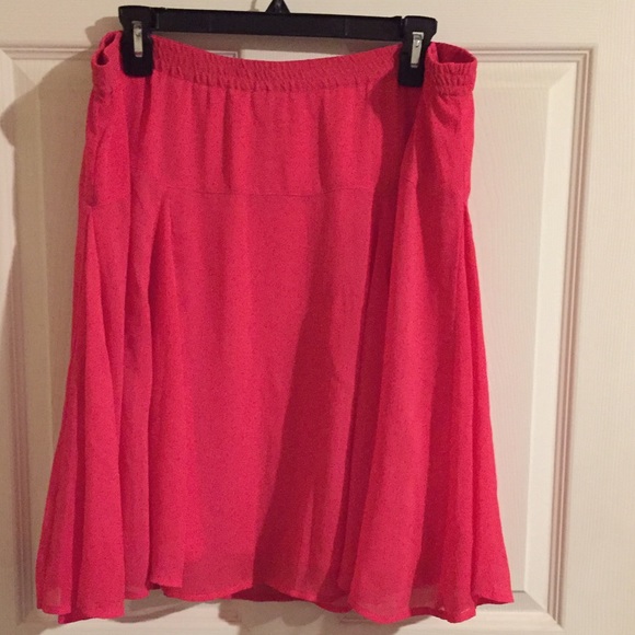 Chiffon Bright Pink Skirt