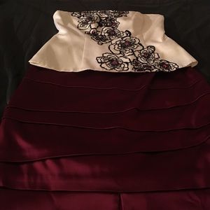 Elegant Embroidered  Bustier