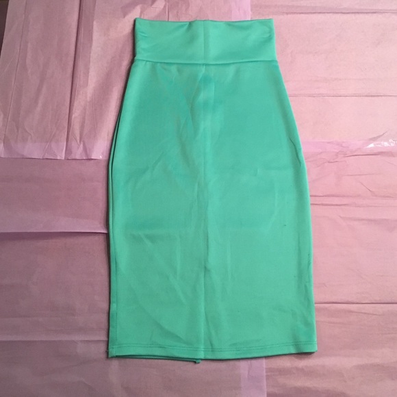 Fitted High Waisted Skirt - Picture 1 of 2