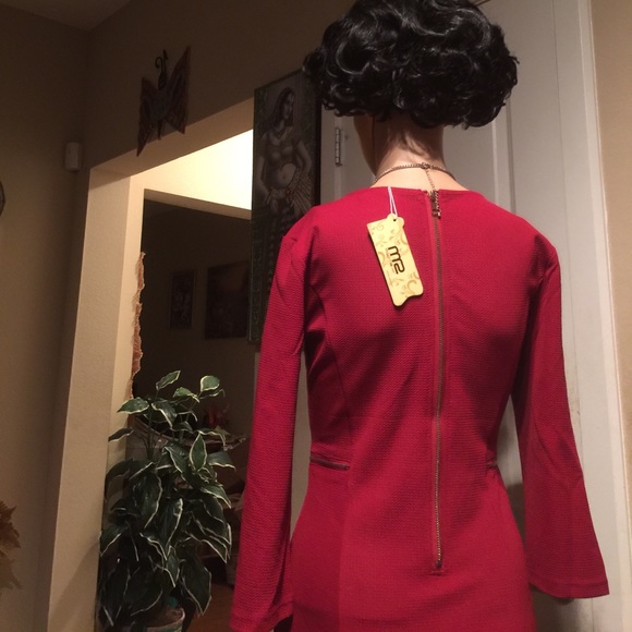 NWT faux leather dress - Picture 6 of 6