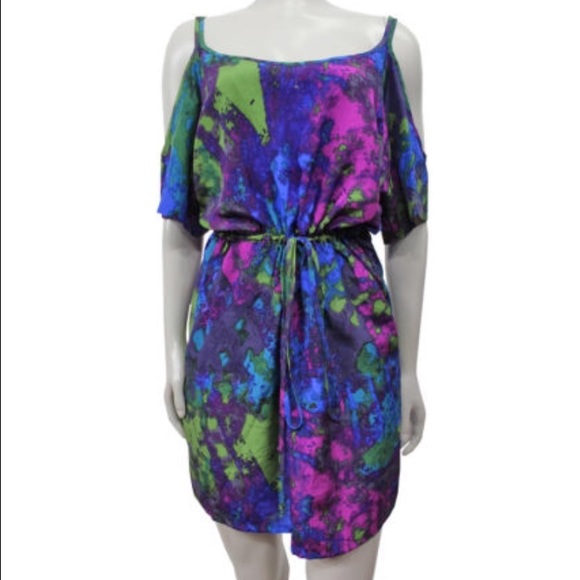 Charlie Jade Cold Shoulder Blouson Dress