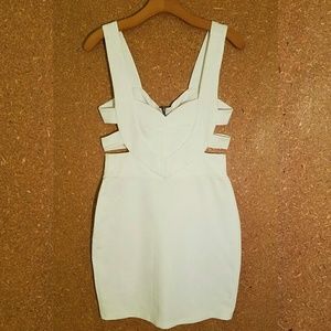 White Cut Out Dress