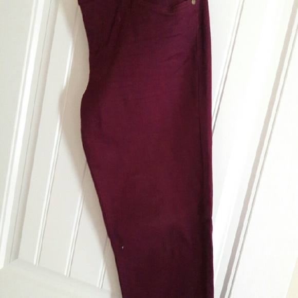 Plum colored jeans