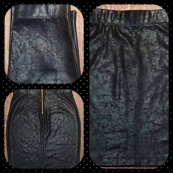🌟NWOT!🌟  Faux Leather Pencil Skirt - Picture 2 of 3